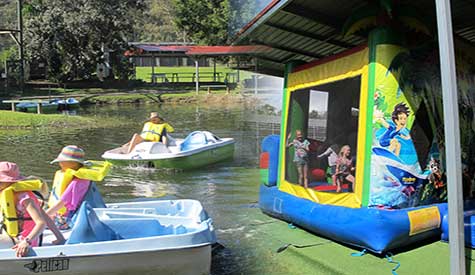 Paddle Boats Jumping Castle